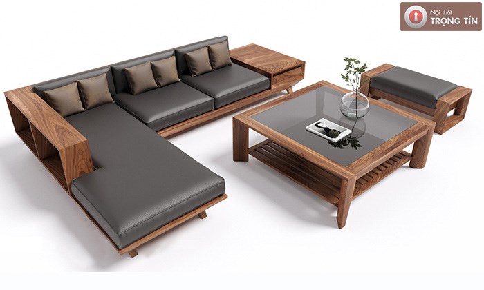 Sofa gỗ óc chó LUMIA - SF0113